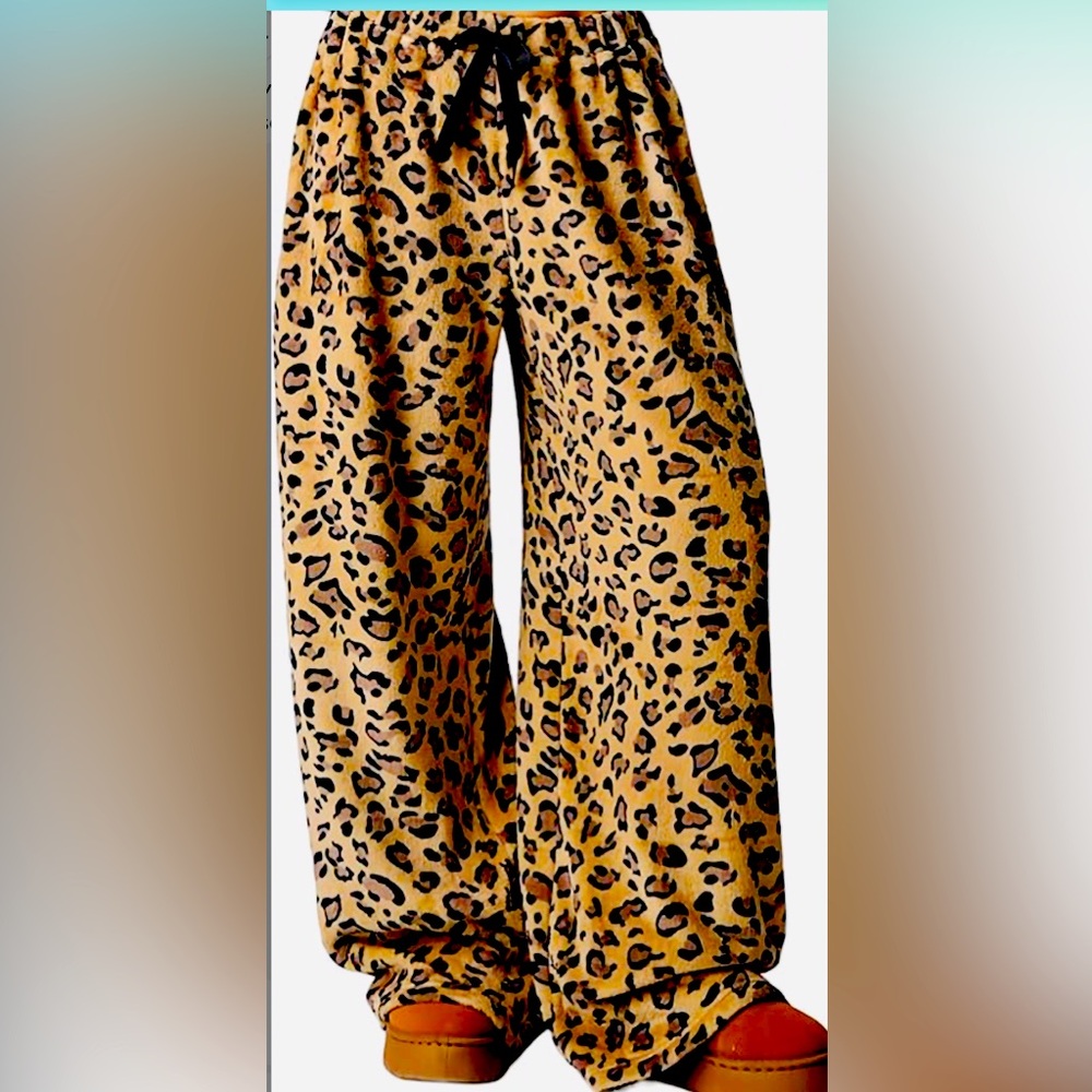Leopard Print Lounge Pants